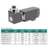 6KW 6000RPM Right Angle Head Multi-functional Waterproof Cutting and Grinding Spindle Motor
