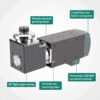 6KW 6000RPM Right Angle Head Multi-functional Waterproof Cutting and Grinding Spindle Motor